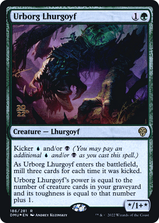 Urborg Lhurgoyf (PRE-186) [Dominaria United Promos] Foil MTG Single Wizards of the Coast