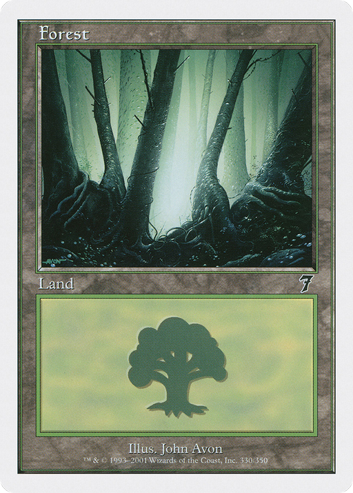 Forest (330) (7ED-330) [7th Edition] MTG Single Wizards of the Coast
