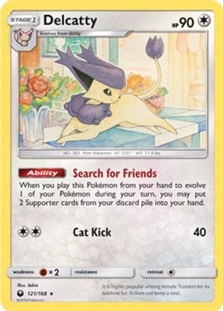 Delcatty - 121/168 (SM Celestial Storm) () [Misc: Deck Exclusives] Pokemon Single Pokémon