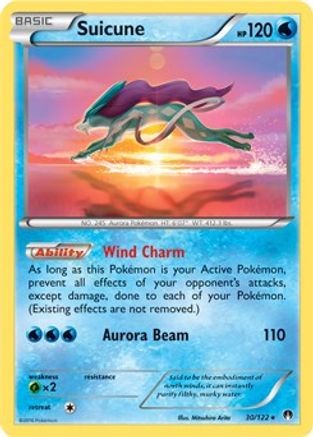 Suicune - 30/122 (Cosmos Holo) Holofoil [Misc: Blister Exclusives] Pokemon Single Pokémon