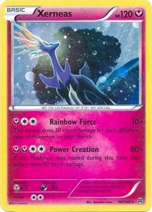 Xerneas - 107/162 (Cosmos Holo) () Holofoil [Misc: Blister Exclusives] Pokemon Single Pokémon