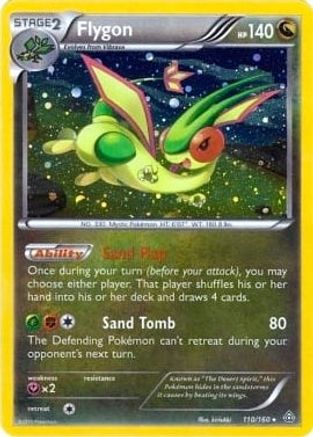 Flygon - 110/160 (Cosmos Holo) () Holofoil [Misc: Blister Exclusives] Pokemon Single Pokémon