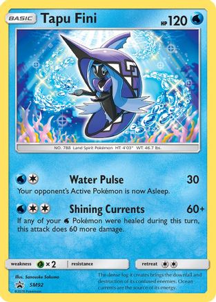 Tapu Fini - SM92 (/248) Holofoil [SM: Black Star Promos] Pokemon Single Pokémon