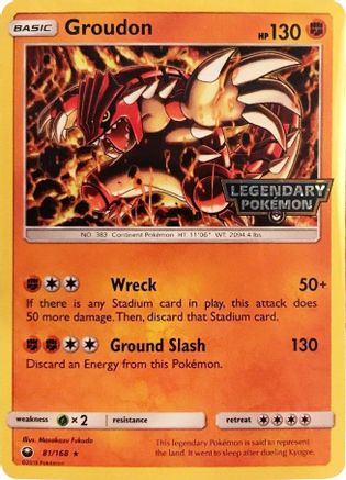 Groudon - 81/168 (Cosmos Holo) (Gamestop Promo) Holofoil [Misc: Cards & Products] Pokemon Single Pokémon