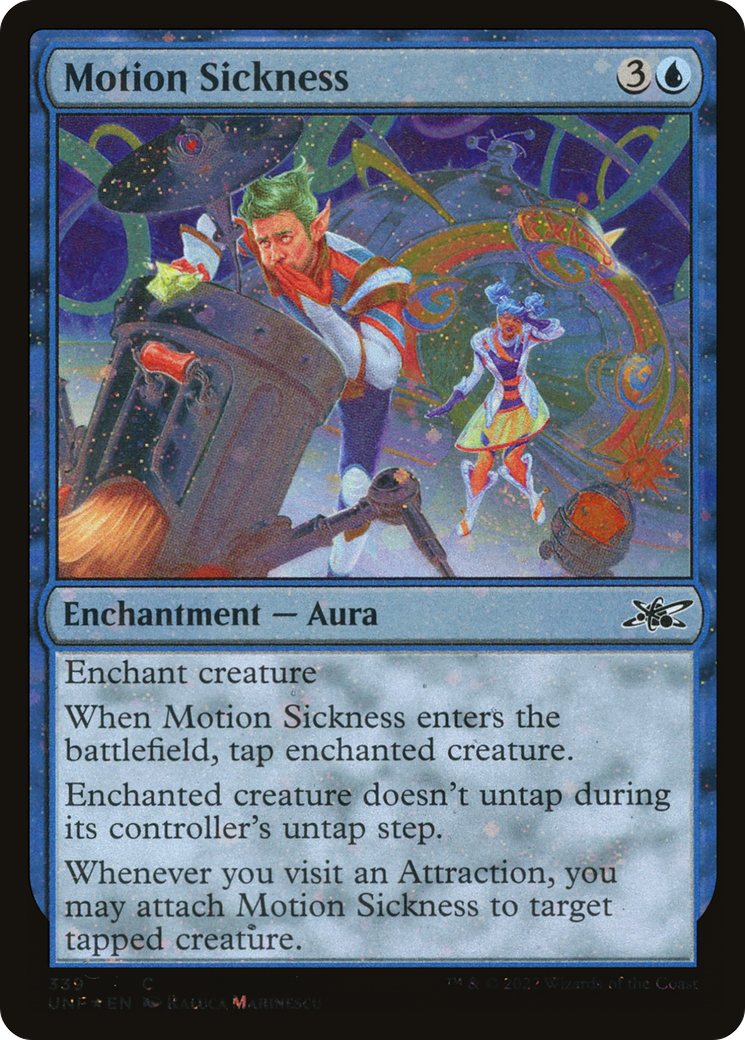 Motion Sickness (Galaxy Foil) (UNF-339) [Unfinity] Foil MTG Single Wizards of the Coast