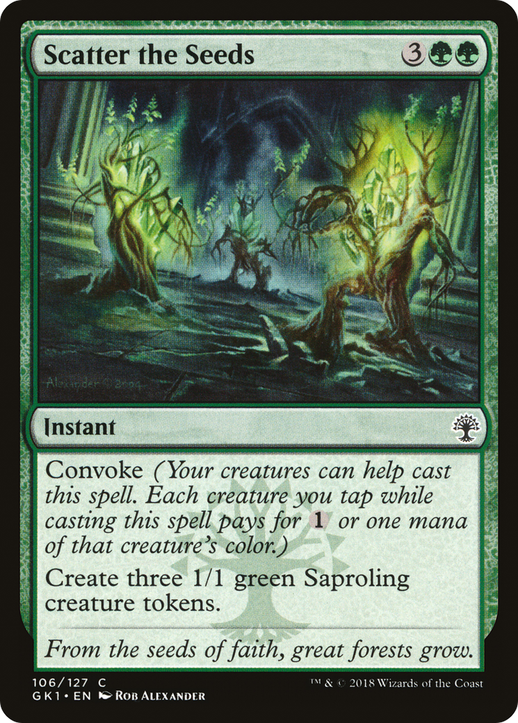 Scatter the Seeds (GR1-106) [Misc] GRN Guild Kit MTG Single Wizards of the Coast
