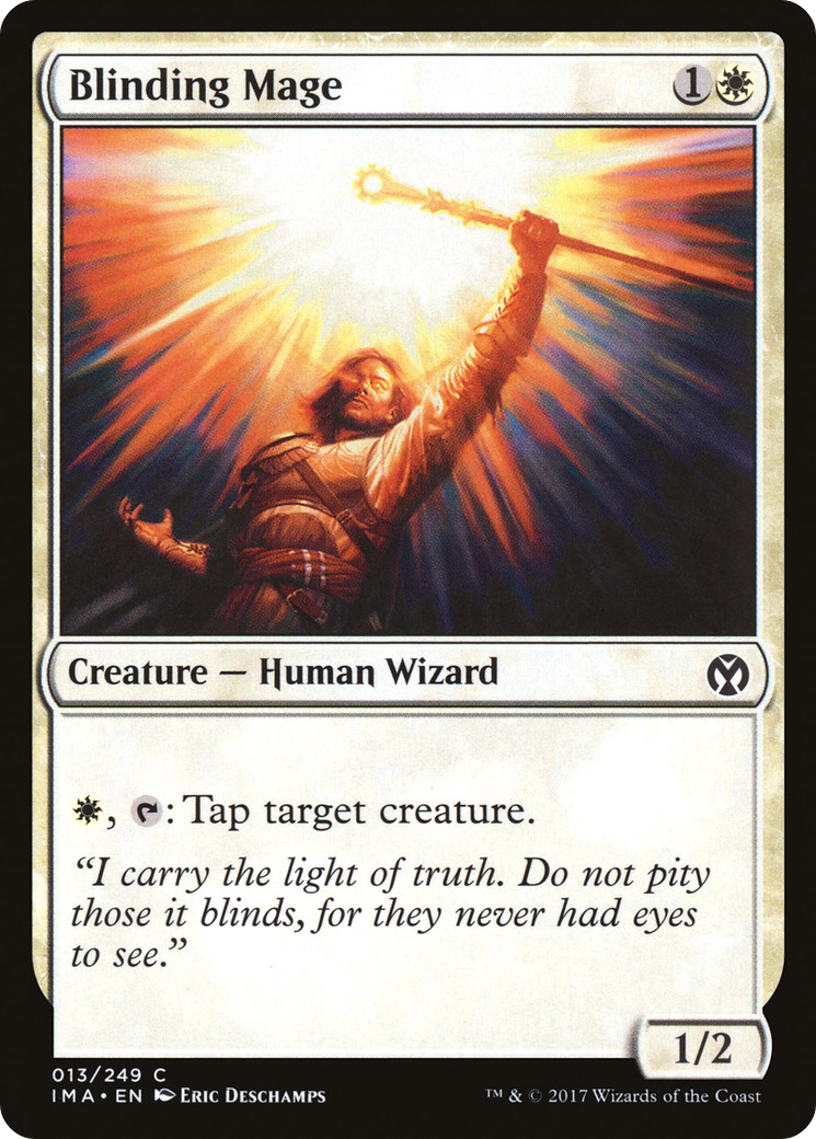 Blinding Mage (IMA-013) [Iconic Masters] Foil MTG Single Wizards of the Coast