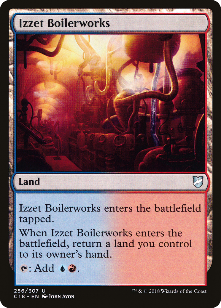 Izzet Boilerworks (C18-256) [Commander 2018] MTG Single Wizards of the Coast