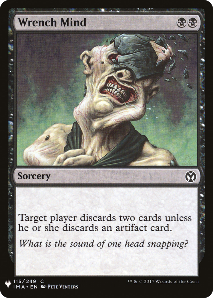 Wrench Mind (LIST-IMA-115) [Mystery Booster] The List MTG Single Wizards of the Coast
