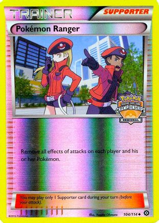 Pokemon Ranger 104/114 (Regional Championships) () Reverse Holofoil [Promos: League & Championship Cards] Pokemon Single Pokémon