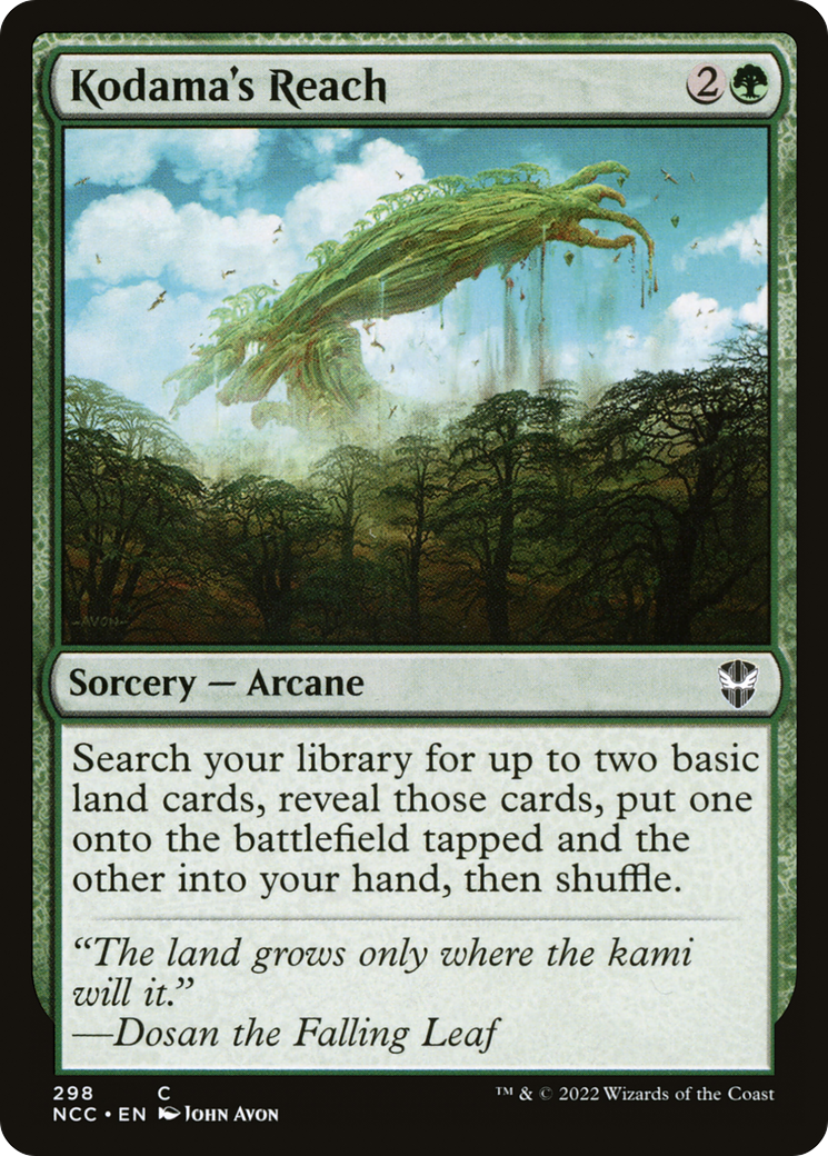 Kodama's Reach (NCC-298) [New Capenna Commander] MTG Single Wizards of the Coast