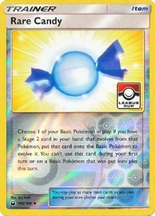 Rare Candy - 142/168 (League Cup) () Reverse Holofoil [Promos: League & Championship Cards] Pokemon Single Pokémon