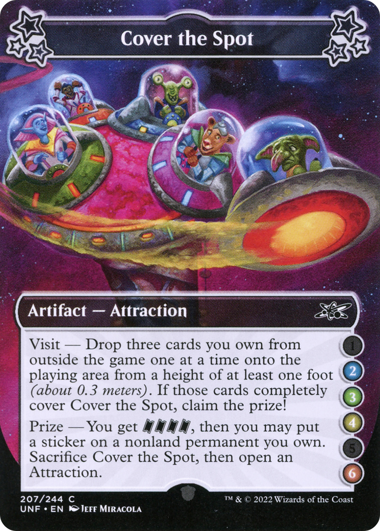 Cover the Spot (UNF-207A) [Unfinity] Foil MTG Single Wizards of the Coast