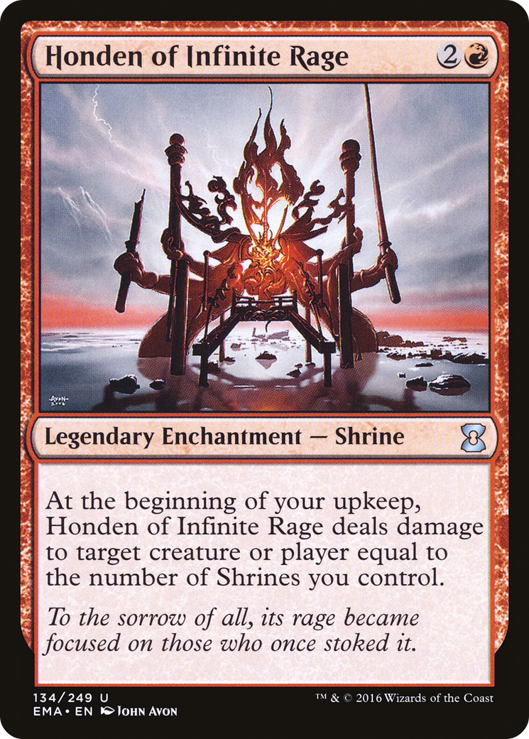 Honden of Infinite Rage (EMA-134) [Eternal Masters] Foil MTG Single Wizards of the Coast