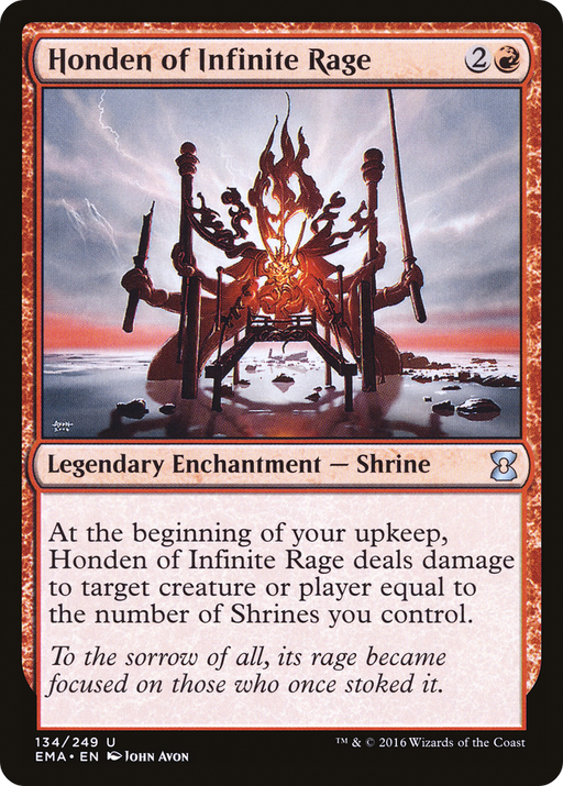 Honden of Infinite Rage (EMA-134) [Eternal Masters] MTG Single Wizards of the Coast
