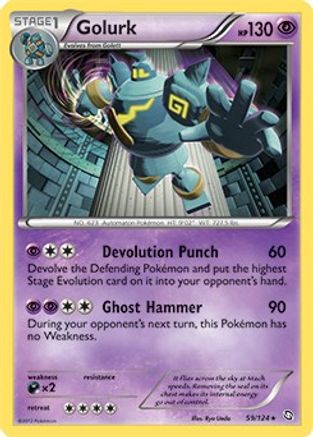 Golurk 59/124 (EX Dragons Exalted) () [Misc: Deck Exclusives] Pokemon Single Pokémon