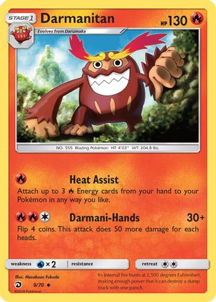 Darmanitan (/70) [SM: Dragon Majesty] Pokemon Single Pokémon