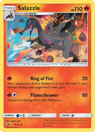 Salazzle (/70) [SM: Dragon Majesty] Pokemon Single Pokémon