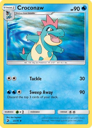 Croconaw (23/70) [SM: Dragon Majesty] Pokemon Single Pokémon