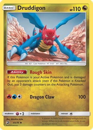 Druddigon (/70) Reverse Holofoil [SM: Dragon Majesty] Pokemon Single Pokémon