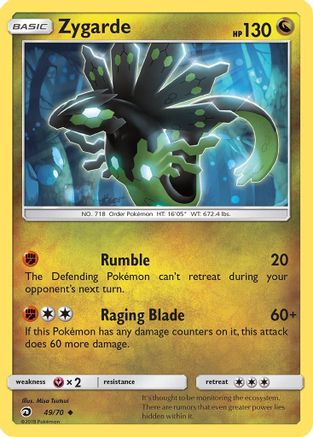 Zygarde (/70) Reverse Holofoil [SM: Dragon Majesty] Pokemon Single Pokémon