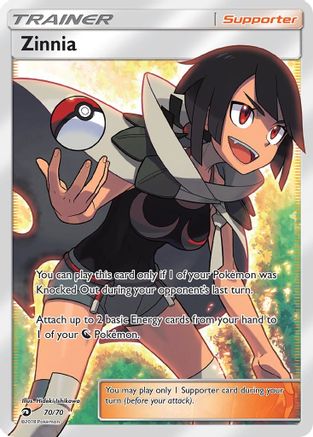 Zinnia (Full Art) (/70) Holofoil [SM: Dragon Majesty] Pokemon Single Pokémon