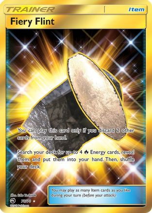 Fiery Flint (Secret) (/70) Holofoil [SM: Dragon Majesty] Pokemon Single Pokémon