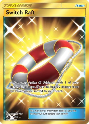 Switch Raft (Secret) (/70) Holofoil [SM: Dragon Majesty] Pokemon Single Pokémon
