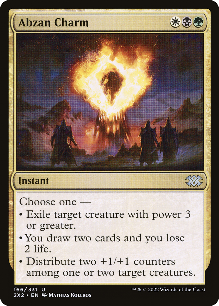 Abzan Charm (2X2-166) [Double Masters 2022] MTG Single Wizards of the Coast