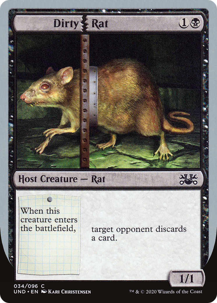 Dirty Rat (UND-034) [Unsanctioned] MTG Single Wizards of the Coast