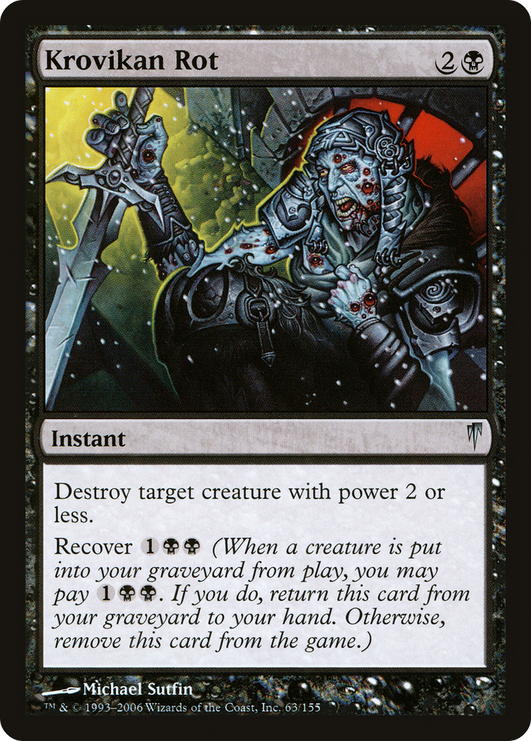 Krovikan Rot (CSP-063) [Coldsnap] MTG Single Wizards of the Coast