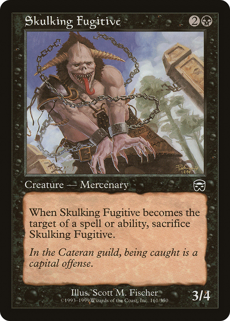 Skulking Fugitive (MMQ-161) [Mercadian Masques] MTG Single Wizards of the Coast