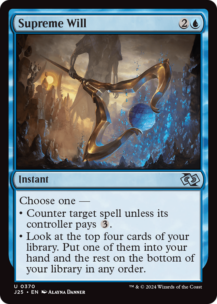 Supreme Will (J25-370) [Foundations Jumpstart] MTG Single Wizards of the Coast