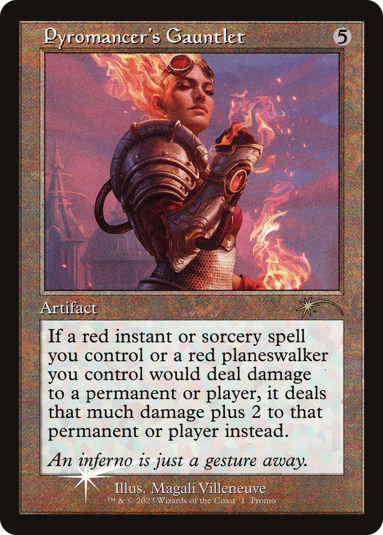 Pyromancer's Gauntlet (MEDIA-2023-6) [Misc] Media and Collaboration Promos Foil MTG Single Wizards of the Coast