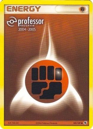 Fighting Energy (2004-2005) () [Promos: Professor Program Promos] Pokemon Single Pokémon
