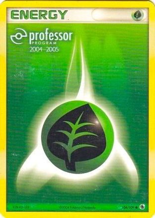 Grass Energy (2004-2005) () [Promos: Professor Program Promos] Pokemon Single Pokémon