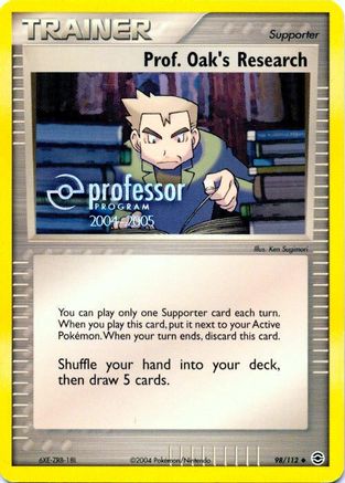 Prof. Oak's Research (2004-2005) () [Promos: Professor Program Promos] Pokemon Single Pokémon