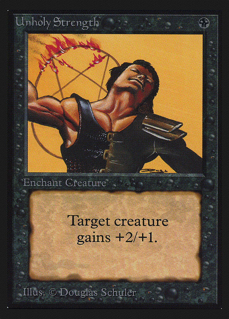 Unholy Strength (CE) (CED-) [Collectors' Edition] MTG Single Wizards of the Coast