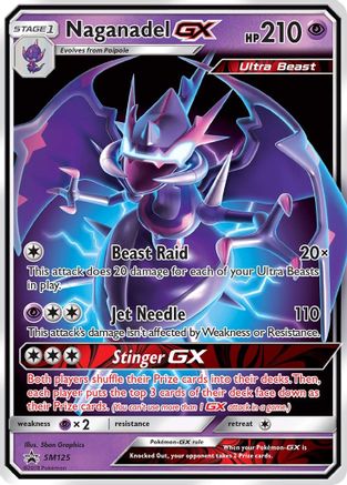 Naganadel GX - SM125 (SM125/248) Holofoil [SM: Black Star Promos] Pokemon Single Pokémon