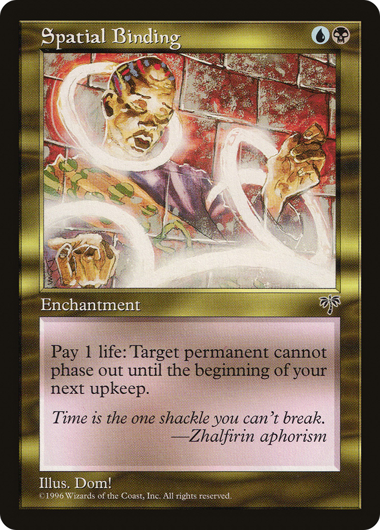 Spatial Binding (MIR-284) [Mirage] MTG Single Wizards of the Coast