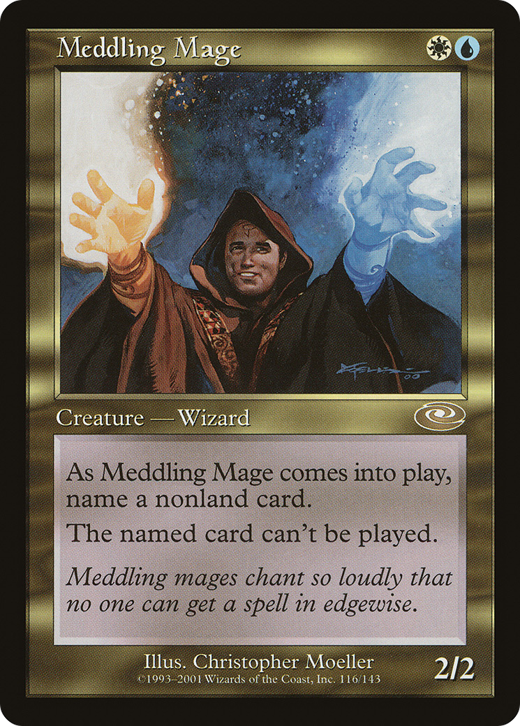 Meddling Mage (PLS-116) [Planeshift] MTG Single Wizards of the Coast