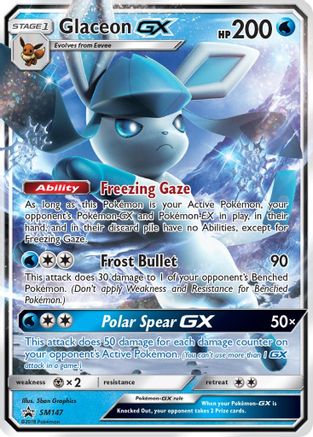 Glaceon GX - SM147 (SM147/248) Holofoil [SM: Black Star Promos] Pokemon Single Pokémon