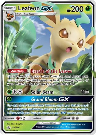 Leafeon GX SM146/248 Holofoil [SM: Black Star Promos] Pokemon Single Pokémon