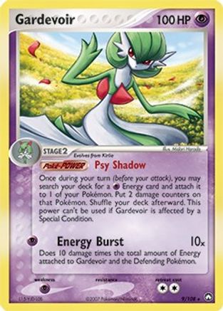 Gardevoir - 9/108 (EX Power Keepers) (9) - [Misc: Deck Exclusives] Pokemon Single Pokémon