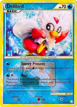Delibird - 39/123 (League Promo) Reverse Holofoil [Promos: League & Championship Cards] Pokemon Single Pokémon