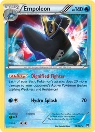 Empoleon - 38/162 (Battle Arena Deck Exclusive) () [Misc: Deck Exclusives] Pokemon Single Pokémon