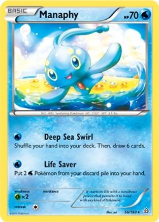 Manaphy - 56/160 (Battle Arena Deck Exclusive) () [Misc: Deck Exclusives] Pokemon Single Pokémon