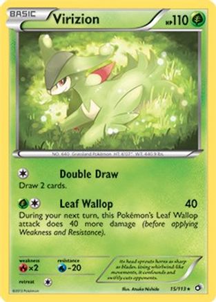 Virizion - 15/113 () [Deck Exclusives] Pokemon Single Pokémon