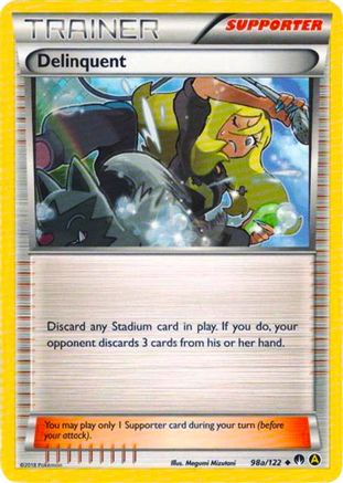 Delinquent - 98a/122 (/122) Holofoil [Promos: Alternate Art Promos] Pokemon Single Pokémon
