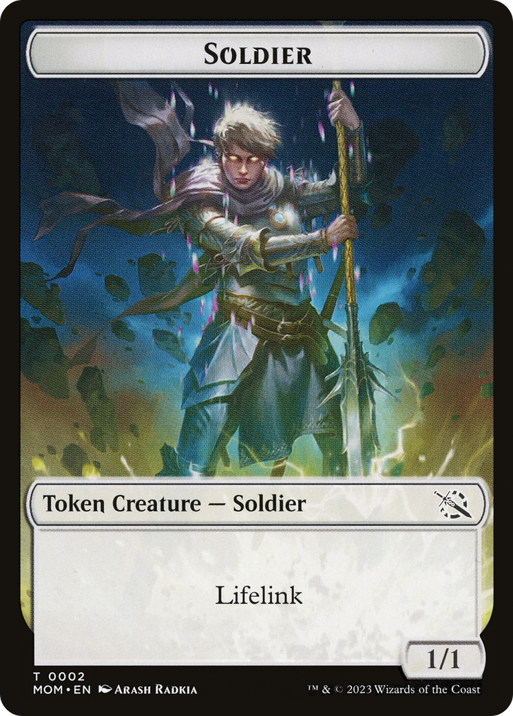 Soldier (TMOM-002) [Tokens] March of the Machine Tokens MTG Single Wizards of the Coast